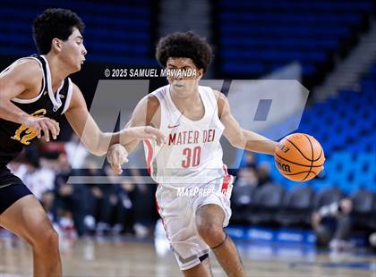 Thumbnail 1 in Crespi vs Mater Dei  (Mission-Trinity Challenge @ Pauley Pavilion -UCLA) photogallery.