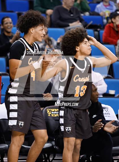 Thumbnail 2 in Crespi vs Mater Dei  (Mission-Trinity Challenge @ Pauley Pavilion -UCLA) photogallery.