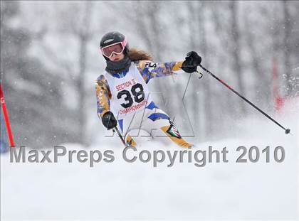 Thumbnail 3 in Section 5 Girls Giant Slalom Championships @ Bristol photogallery.