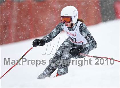 Thumbnail 2 in Section 5 Girls Giant Slalom Championships @ Bristol photogallery.