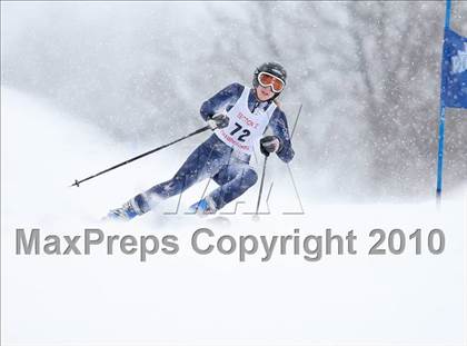 Thumbnail 1 in Section 5 Girls Giant Slalom Championships @ Bristol photogallery.