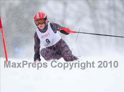 Thumbnail 1 in Section 5 Girls Giant Slalom Championships @ Bristol photogallery.