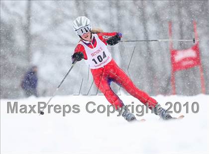 Thumbnail 3 in Section 5 Girls Giant Slalom Championships @ Bristol photogallery.