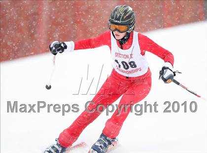 Thumbnail 3 in Section 5 Girls Giant Slalom Championships @ Bristol photogallery.