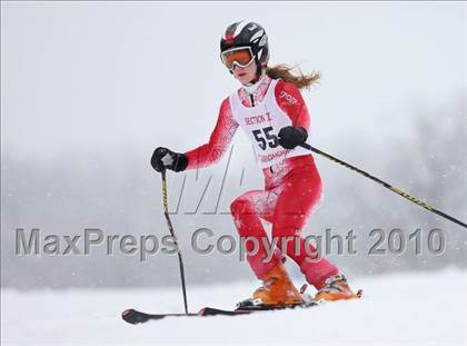 Thumbnail 1 in Section 5 Girls Giant Slalom Championships @ Bristol photogallery.