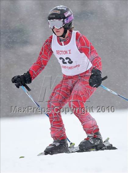 Thumbnail 2 in Section 5 Girls Giant Slalom Championships @ Bristol photogallery.