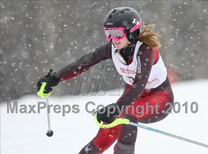 Thumbnail 2 in Section 5 Girls Giant Slalom Championships @ Bristol photogallery.