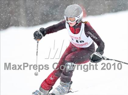 Thumbnail 3 in Section 5 Girls Giant Slalom Championships @ Bristol photogallery.