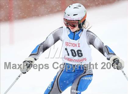 Thumbnail 1 in Section 5 Girls Giant Slalom Championships @ Bristol photogallery.