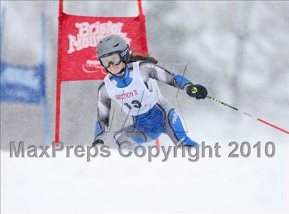 Thumbnail 1 in Section 5 Girls Giant Slalom Championships @ Bristol photogallery.