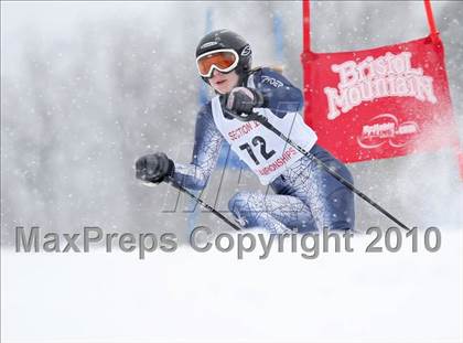 Thumbnail 3 in Section 5 Girls Giant Slalom Championships @ Bristol photogallery.