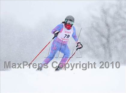 Thumbnail 3 in Section 5 Girls Giant Slalom Championships @ Bristol photogallery.