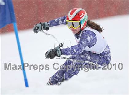 Thumbnail 1 in Section 5 Girls Giant Slalom Championships @ Bristol photogallery.