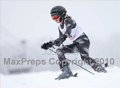 Thumbnail 1 in Section 5 Girls Giant Slalom Championships @ Bristol photogallery.