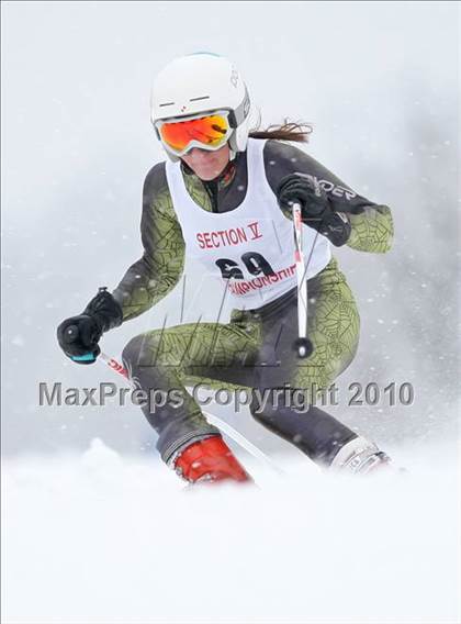 Thumbnail 2 in Section 5 Girls Giant Slalom Championships @ Bristol photogallery.