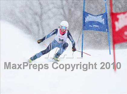 Thumbnail 1 in Section 5 Girls Giant Slalom Championships @ Bristol photogallery.