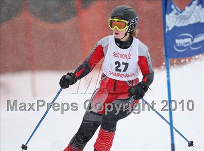 Thumbnail 2 in Section 5 Girls Giant Slalom Championships @ Bristol photogallery.