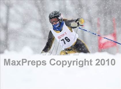 Thumbnail 1 in Section 5 Girls Giant Slalom Championships @ Bristol photogallery.