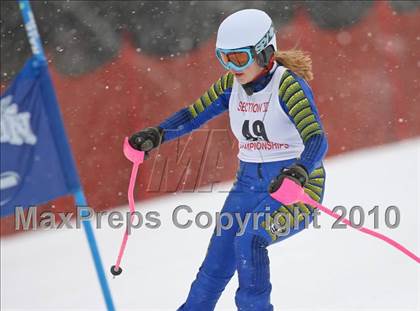 Thumbnail 1 in Section 5 Girls Giant Slalom Championships @ Bristol photogallery.