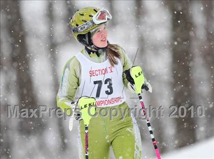 Thumbnail 2 in Section 5 Girls Giant Slalom Championships @ Bristol photogallery.