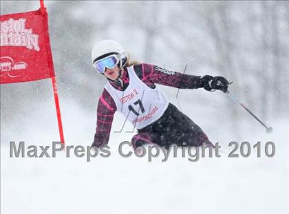 Thumbnail 1 in Section 5 Girls Giant Slalom Championships @ Bristol photogallery.