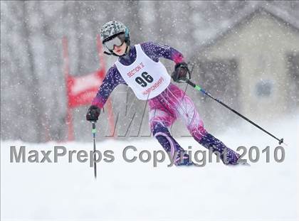 Thumbnail 1 in Section 5 Girls Giant Slalom Championships @ Bristol photogallery.
