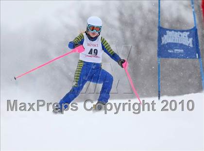 Thumbnail 2 in Section 5 Girls Giant Slalom Championships @ Bristol photogallery.