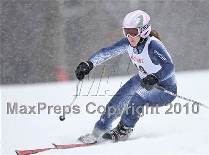 Thumbnail 1 in Section 5 Girls Giant Slalom Championships @ Bristol photogallery.