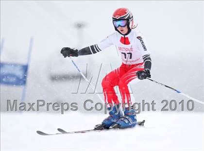 Thumbnail 1 in Section 5 Girls Giant Slalom Championships @ Bristol photogallery.