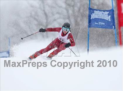 Thumbnail 1 in Section 5 Girls Giant Slalom Championships @ Bristol photogallery.