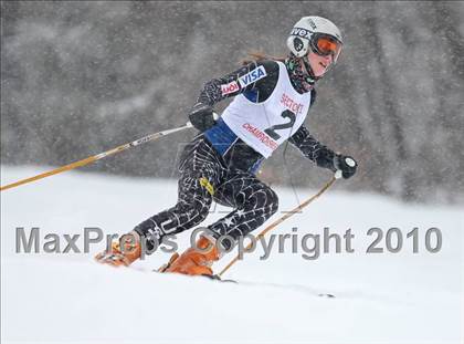 Thumbnail 3 in Section 5 Girls Giant Slalom Championships @ Bristol photogallery.