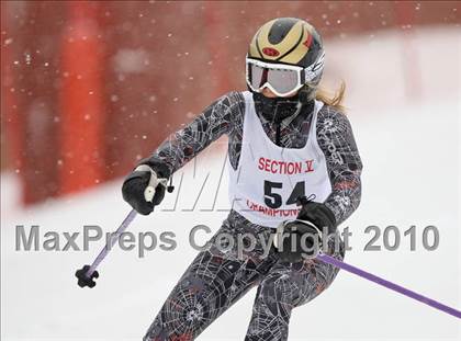 Thumbnail 2 in Section 5 Girls Giant Slalom Championships @ Bristol photogallery.