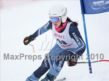 Thumbnail 3 in Section 5 Girls Giant Slalom Championships @ Bristol photogallery.