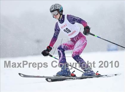 Thumbnail 2 in Section 5 Girls Giant Slalom Championships @ Bristol photogallery.