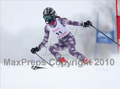 Thumbnail 3 in Section 5 Girls Giant Slalom Championships @ Bristol photogallery.