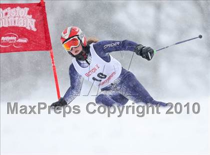 Thumbnail 1 in Section 5 Girls Giant Slalom Championships @ Bristol photogallery.