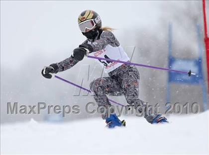 Thumbnail 1 in Section 5 Girls Giant Slalom Championships @ Bristol photogallery.