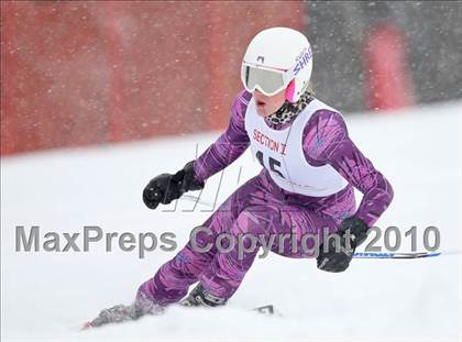 Thumbnail 3 in Section 5 Girls Giant Slalom Championships @ Bristol photogallery.