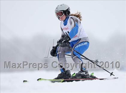 Thumbnail 1 in Section 5 Girls Giant Slalom Championships @ Bristol photogallery.