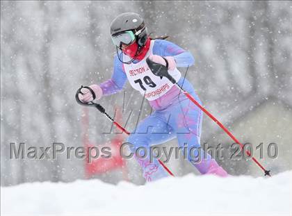 Thumbnail 1 in Section 5 Girls Giant Slalom Championships @ Bristol photogallery.