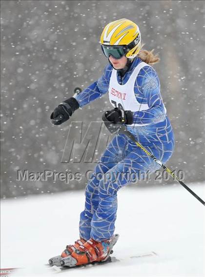 Thumbnail 2 in Section 5 Girls Giant Slalom Championships @ Bristol photogallery.