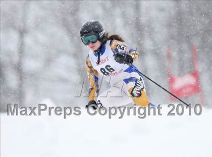 Thumbnail 1 in Section 5 Girls Giant Slalom Championships @ Bristol photogallery.