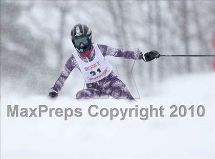 Thumbnail 1 in Section 5 Girls Giant Slalom Championships @ Bristol photogallery.