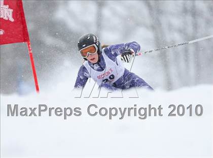 Thumbnail 1 in Section 5 Girls Giant Slalom Championships @ Bristol photogallery.