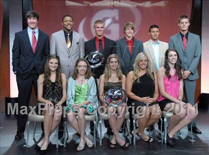 Thumbnail 2 in 2011 Gatorade National Athlete of the Year Awards photogallery.