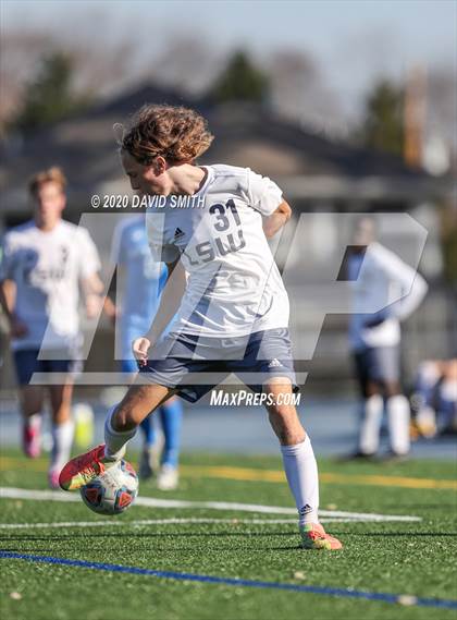 Thumbnail 3 in Rockhurst vs. Lee's Summit West (MSHSAA Class 4 Sectional) photogallery.