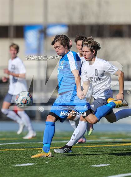 Thumbnail 1 in Rockhurst vs. Lee's Summit West (MSHSAA Class 4 Sectional) photogallery.