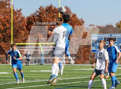 Thumbnail 2 in Rockhurst vs. Lee's Summit West (MSHSAA Class 4 Sectional) photogallery.