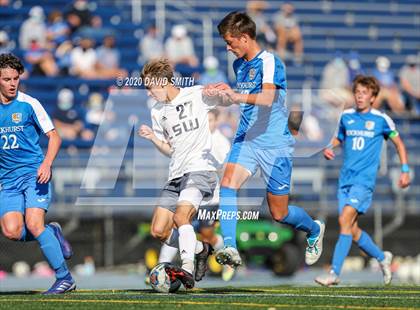 Thumbnail 3 in Rockhurst vs. Lee's Summit West (MSHSAA Class 4 Sectional) photogallery.
