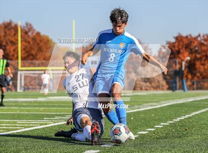 Thumbnail 1 in Rockhurst vs. Lee's Summit West (MSHSAA Class 4 Sectional) photogallery.